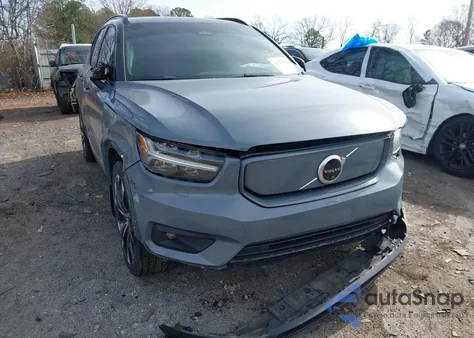 2022 Volvo Xc40 Recharge Pure Electric P8 Twin Plus from USA, damaged, VIN YV4ED3UR5N2652481